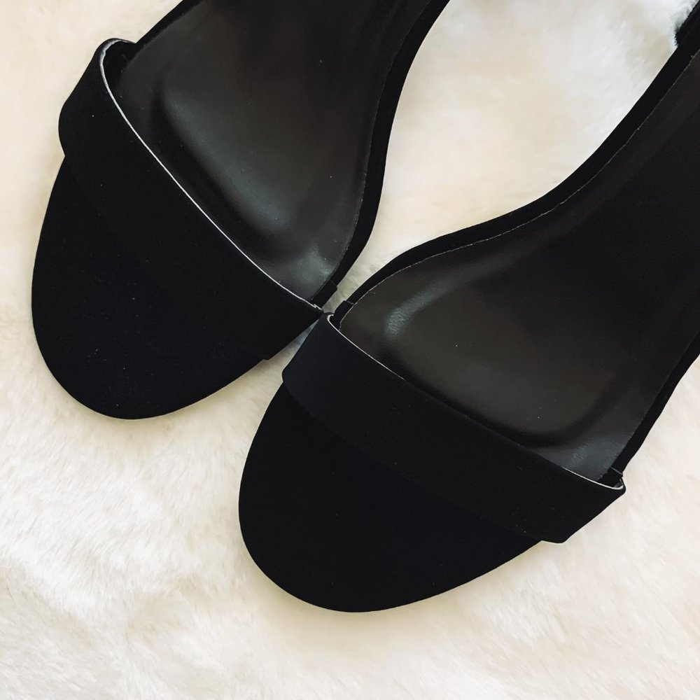 NEW🔥Open Toe Ankle Strap Chunky Block Heel Sandal - Picture 5 of 6